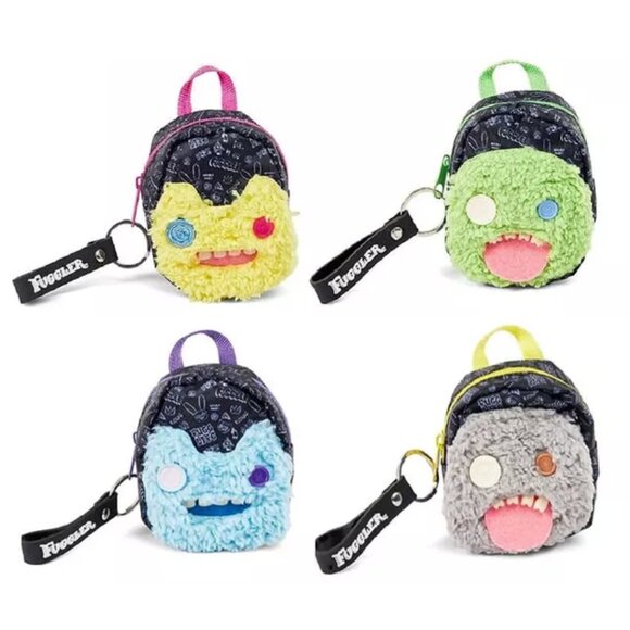 Fuggler Mini Backpack Stationary Funny Ugly Monster Collectible Plush, YOU PICK - Picture 1 of 3